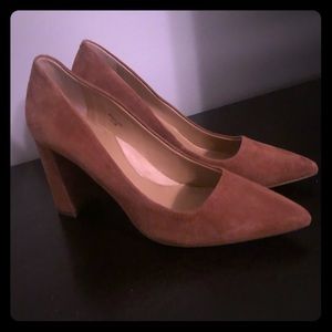 Banana Republic Suede Block Heels Size 7.5